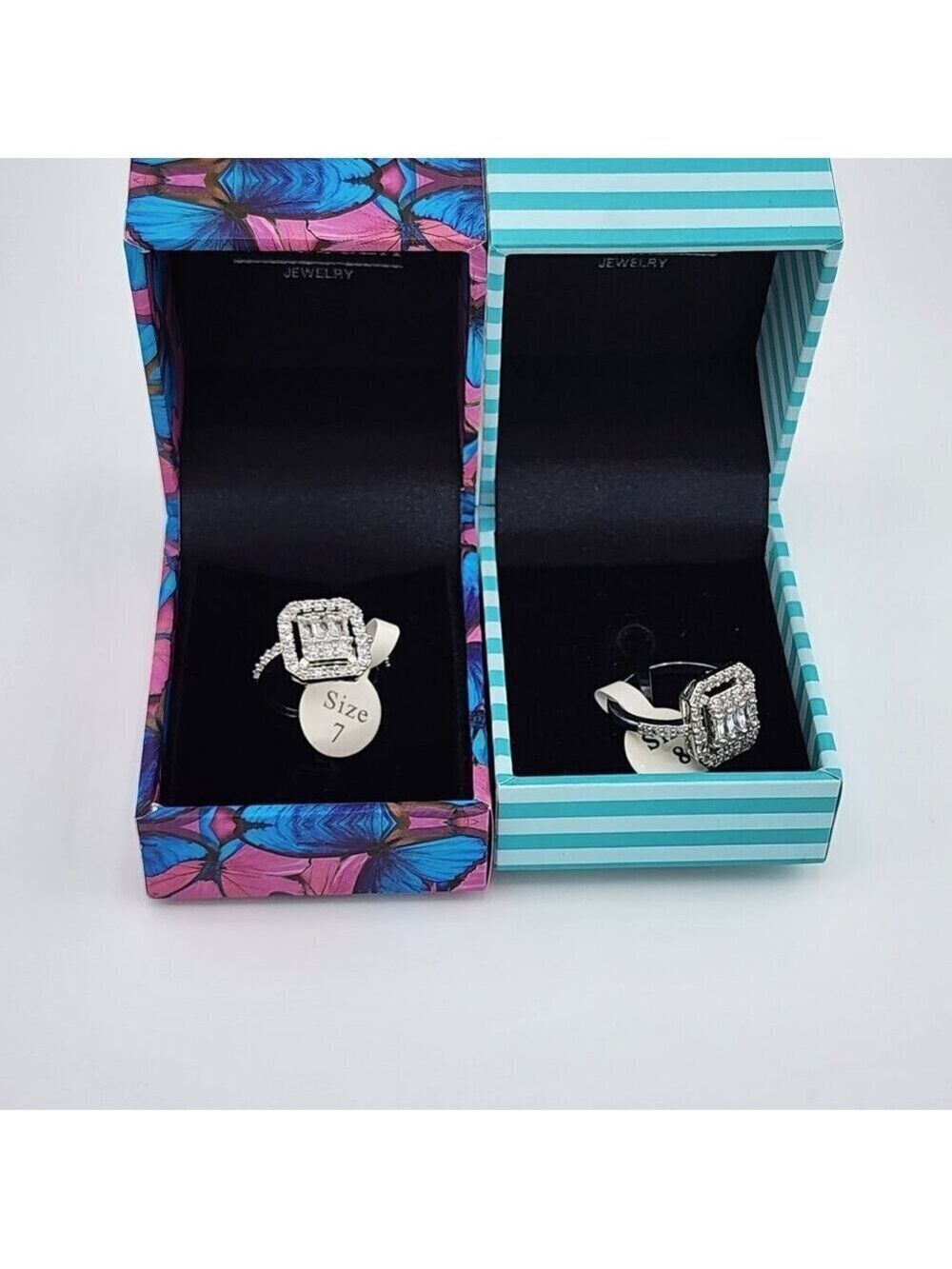 Brand New Gold Plated Gemstones & Cz Stones Ring - Picture 2 of 8